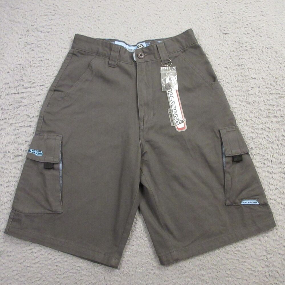 Vintage Billabong Cargo Shorts size 25, tag says 27 Baggy Skater Y2K Grunge